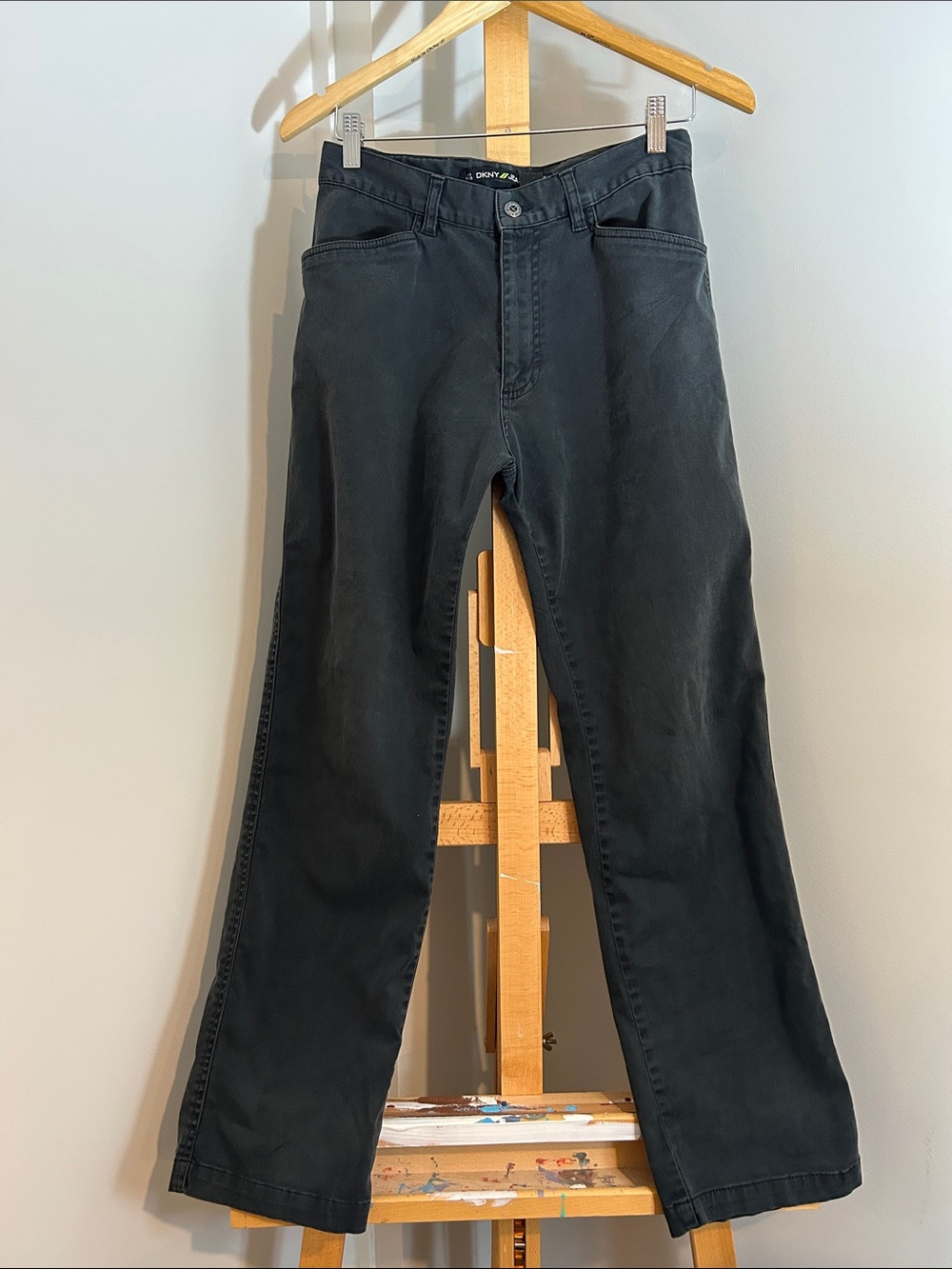 Y2K VINTAGE DKNY Black Bootcut Jeans